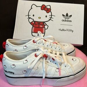 Adidas Nizza Platform x Hello Kitty Sneakers - Size 8
